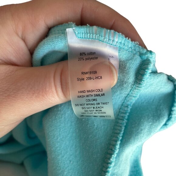 Cabana Life Caftan Dress Swim Coverup 4T 4 Aqua Blue Embroidered Terry Cloth - Picture 5 of 5